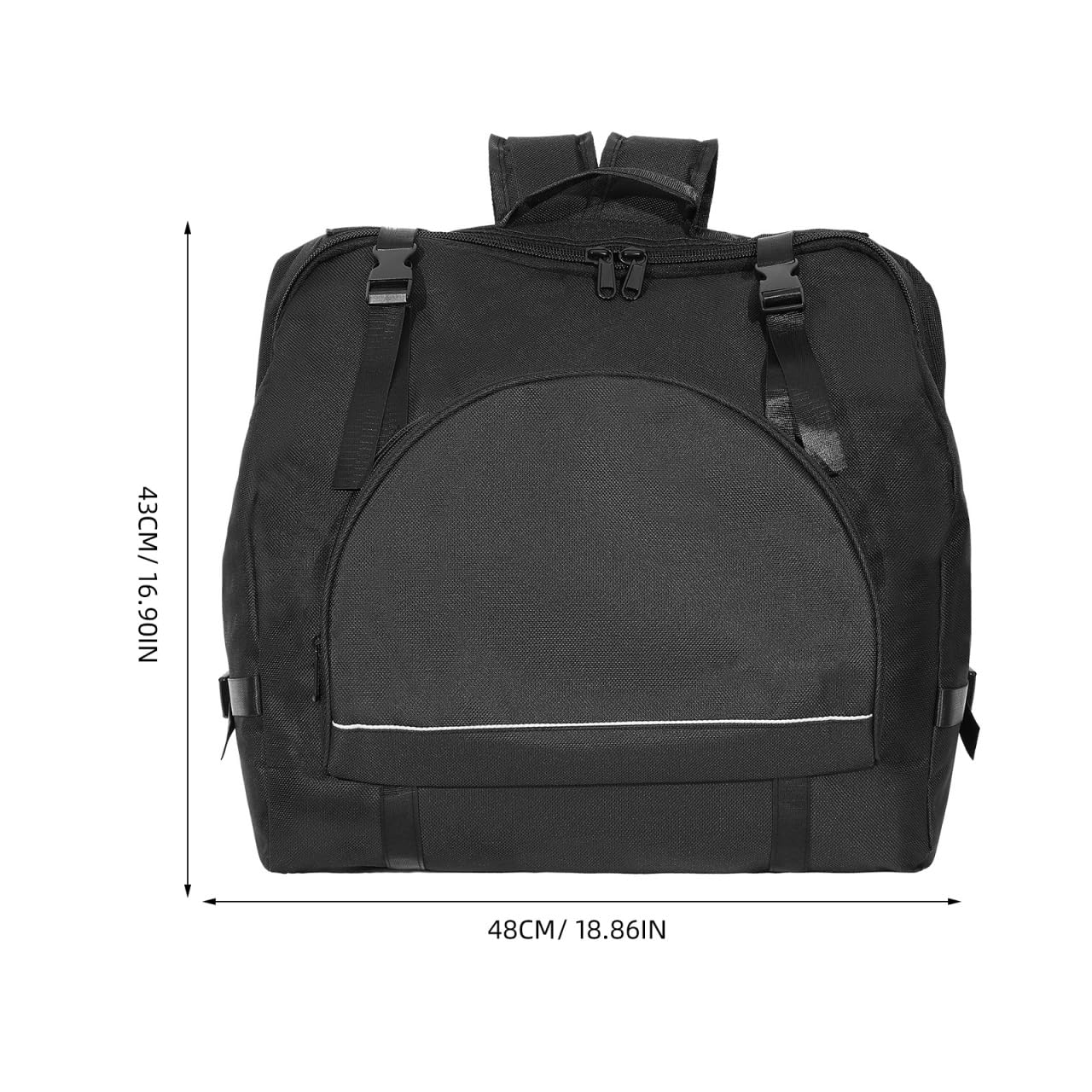 Vaguelly Borsa per fisarmonica per fisarmonica 80-96 bassi, custodia imbottita per fisarmonica, borsa da concerto, zaino con tracolla, borsa per accessori, borsa per il trasporto di strumenti per