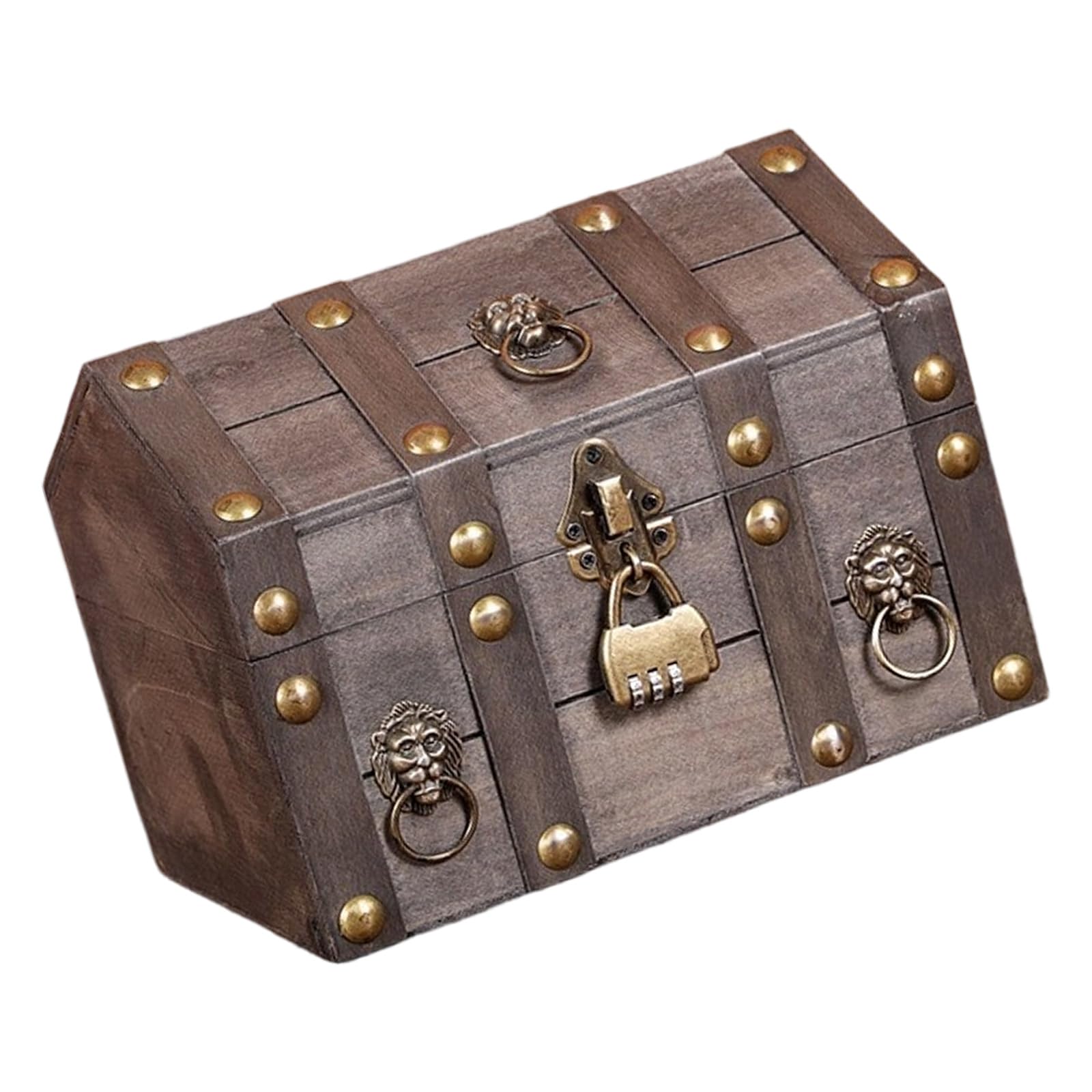 Snorvixre Spacious Wood Storage Box for Jewelry Watches Featuring Antique Look for Home Decoration Multipurpose Box