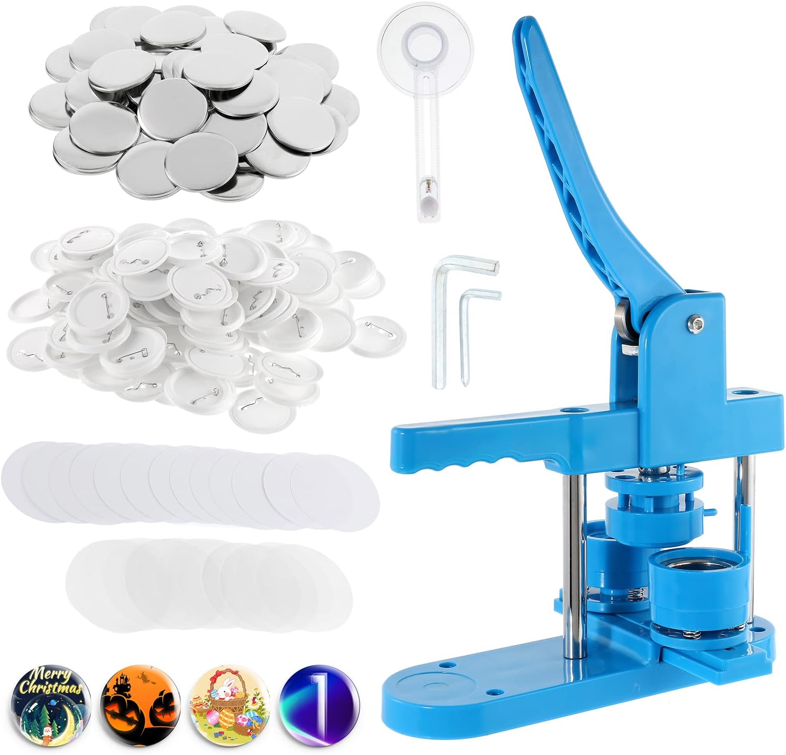 DynaLiving Badge Maker Machine Badge Button Press 58mm(2.28in) DIY