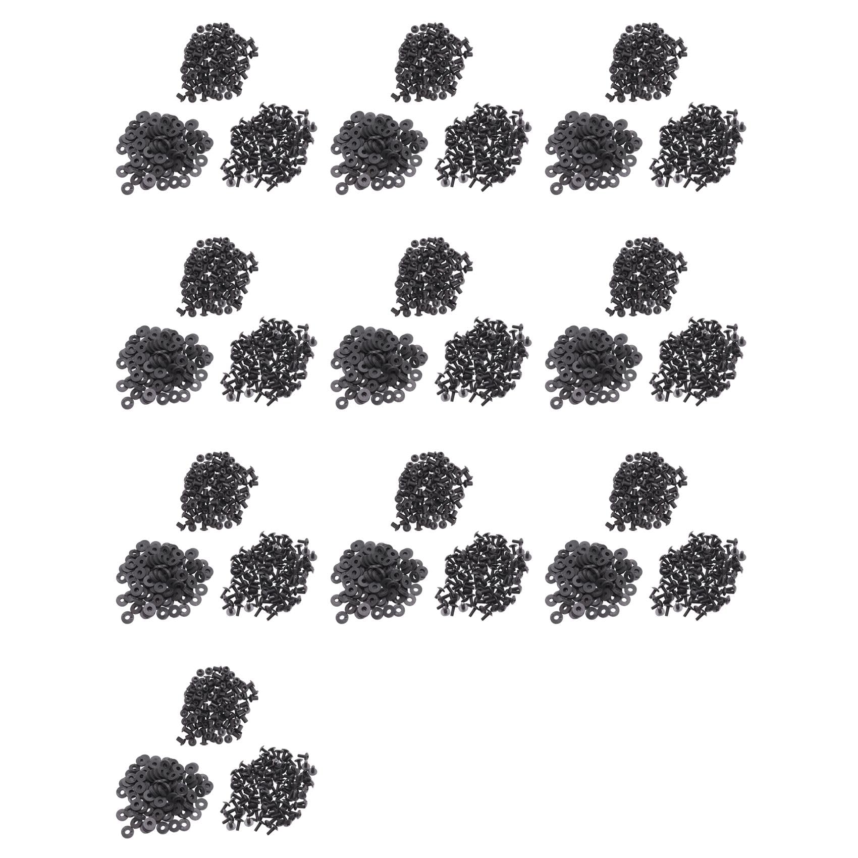 Kueohse 1000Pcs Lok Set Chicago Comes with Washer for DIY Kydex Sheath Hand Tool Parts
