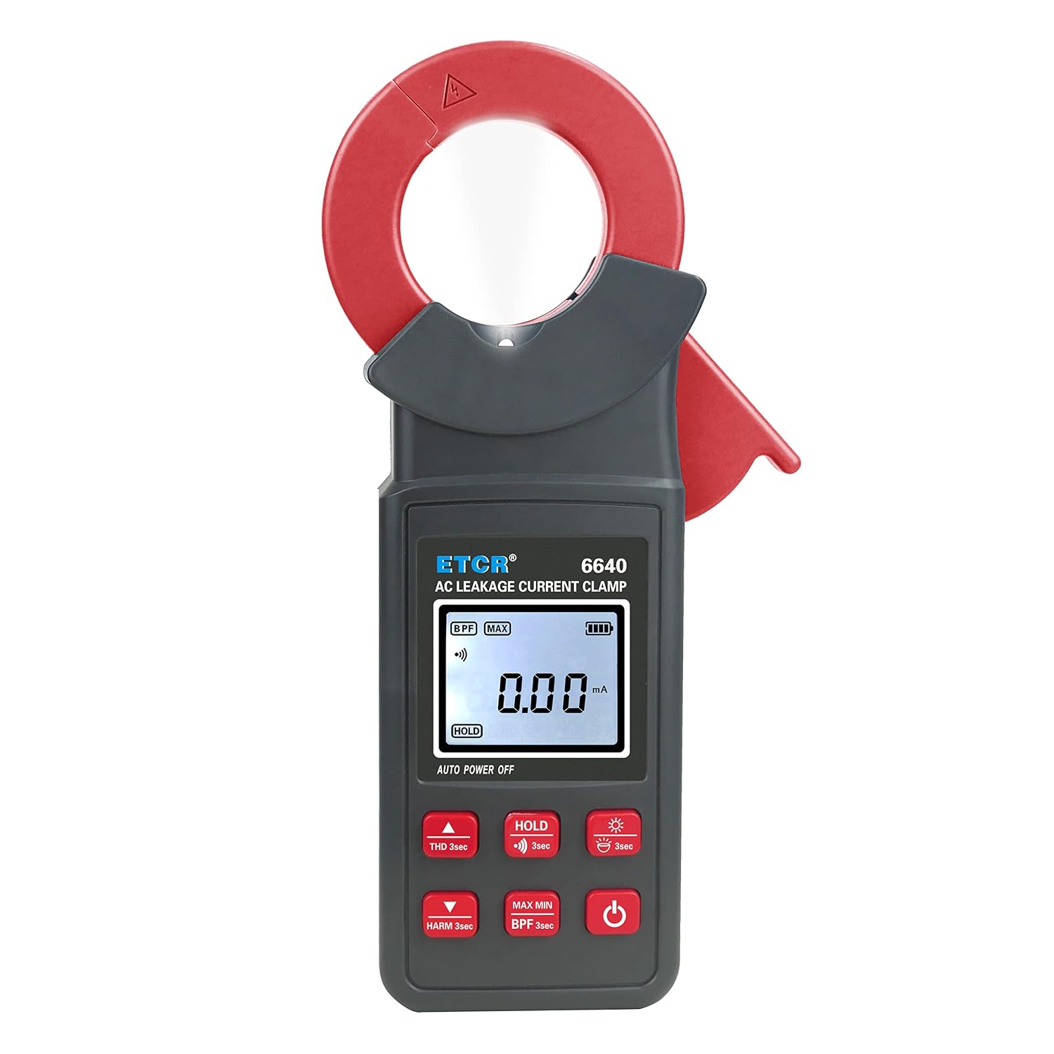 Medidor de fuga por pinza digital de alta precisión ETCR6640 para medición de corriente de fuga AC miniatura 1