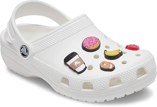 Miniatura 2 de Crocs Zuecos clásicos para hombre y mujer con dijes Jibbitz Foodie, paquete de 5