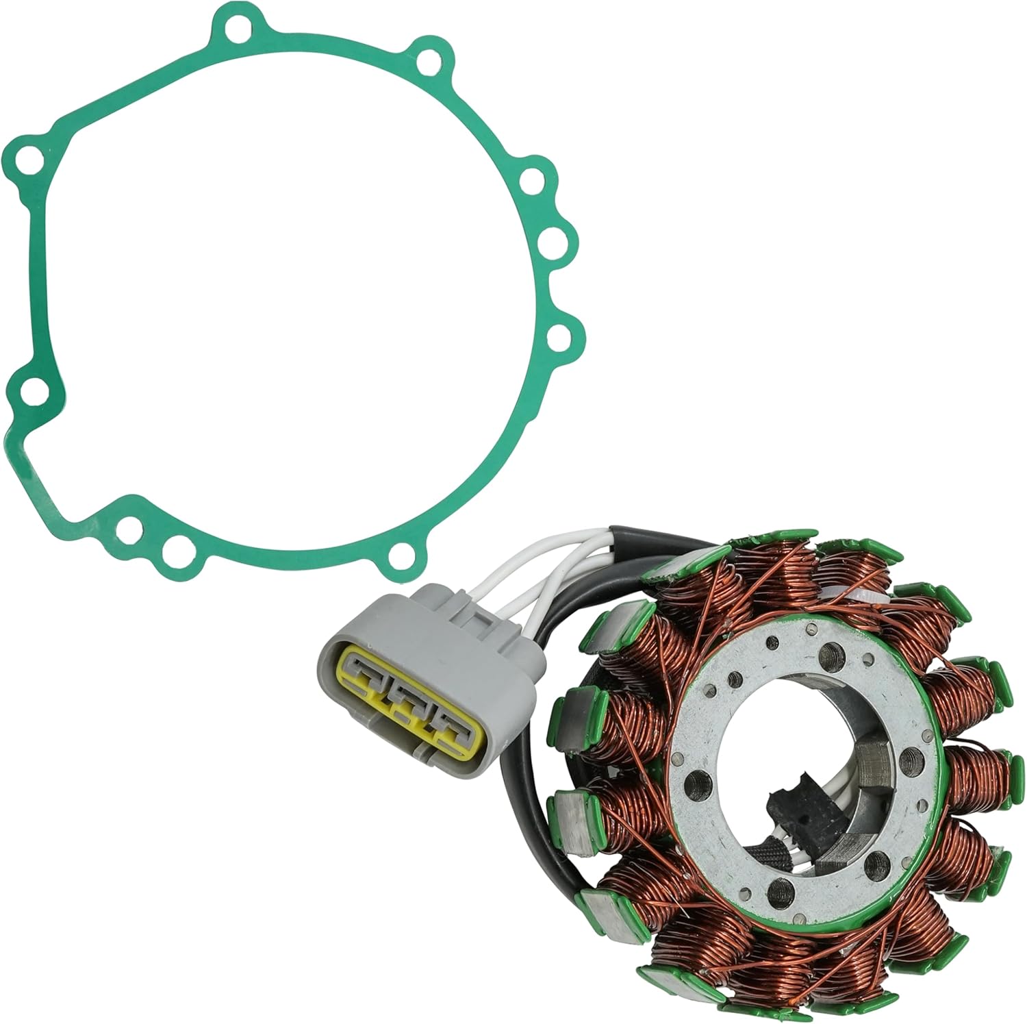Caltric Stator and Gasket Compatible With Kawasaki Zx10R Zx-10R Ninja Zx1000 Zx-1000 2008-2010