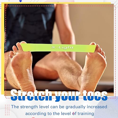 Miniatura 4 de Juego de 5 bandas elásticas para dedos de los pies para corrección de juanetes, espaciadores de dedos grandes, bandas de bucle alisadoras de
