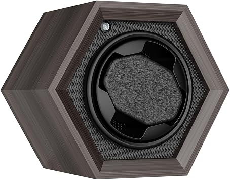 Watch Winder, Automatic Watch Winders for 1 Watches Single Wooden Watch Box Self Winding Watches Shaker Spinner Watchs Turner Rotator Display Case with Quiet Motor Auto Watchs Turner