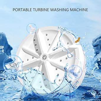 Miniature Automatic Washing Appliance Washing Machine Small Washing Machine Lightweight Electric Laundry for Small Loads