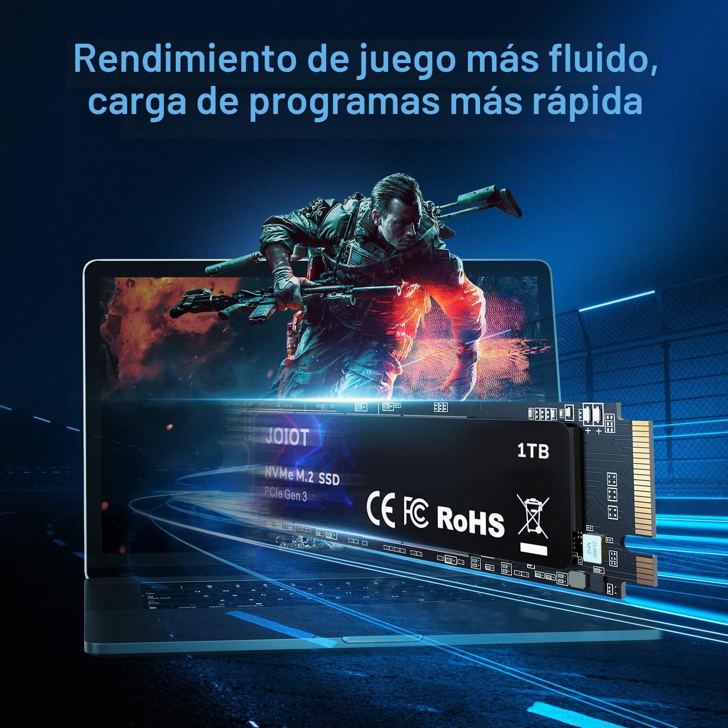 Amazon.com: JOIOT 1TB SSD PCIe 3.0x4, NVMe M.2 2280, Unidad de