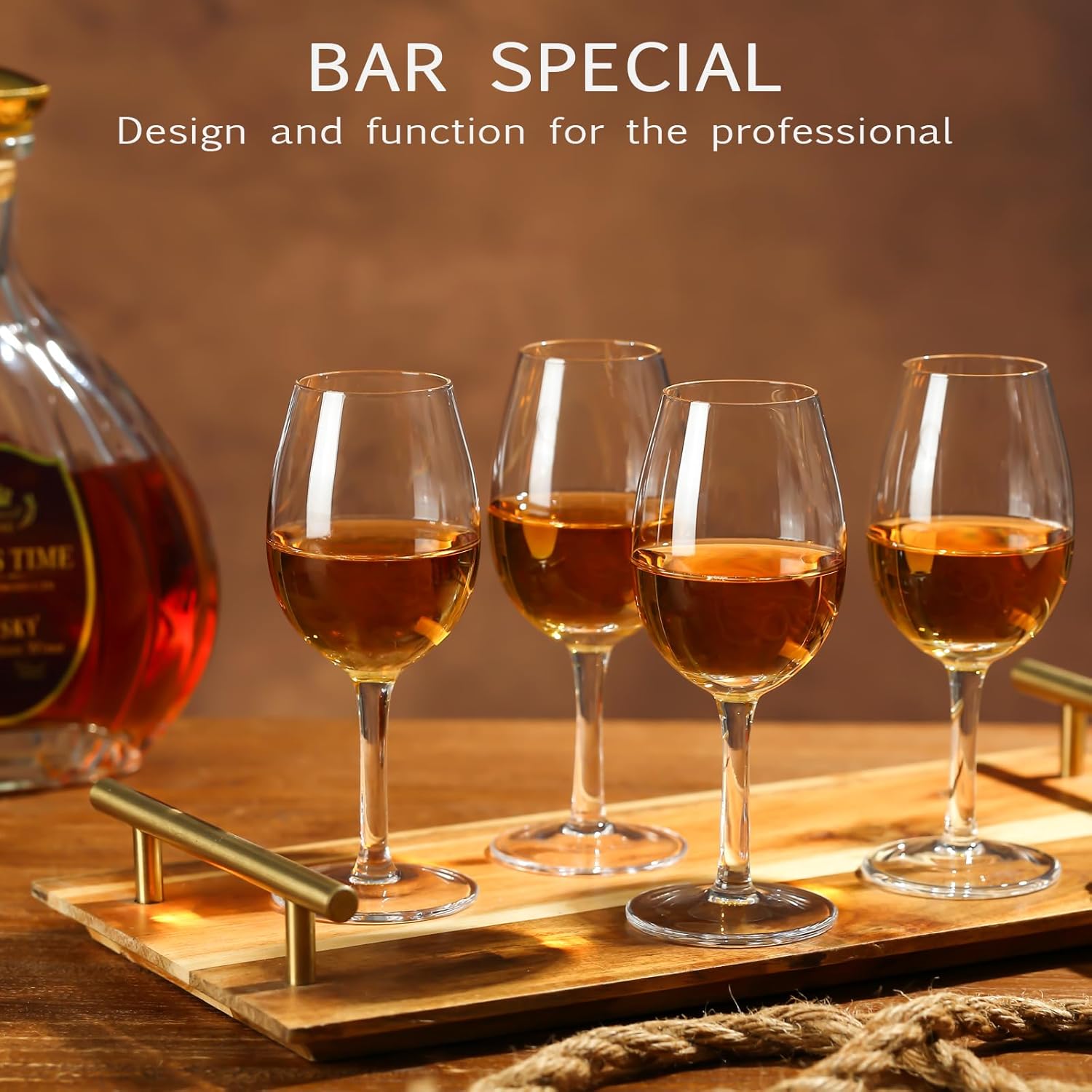 Physkoa Port Wine Glasses Set of 4 – 7 oz Crystal Sherry Glasses & Dessert Wine Tasting Glasses – Birthday Wedding Housewarming Gifts for Wine Lovers - Image 2