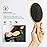 BESTOOL Hair Brush-Boar Bristle Hair Brushes Natural Bamboo Wooden Cushion Massage Anti Static Large Paddle Hairbrush for Women Men and Kid (Round)