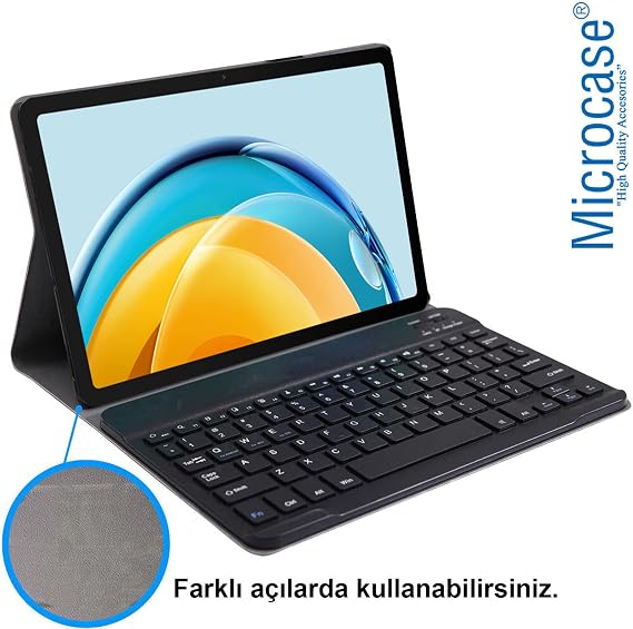 Microcase Huawei Matepad Air 11.5 inch Tablet Stand Case with Bluetooth Keyboard - BKK4
