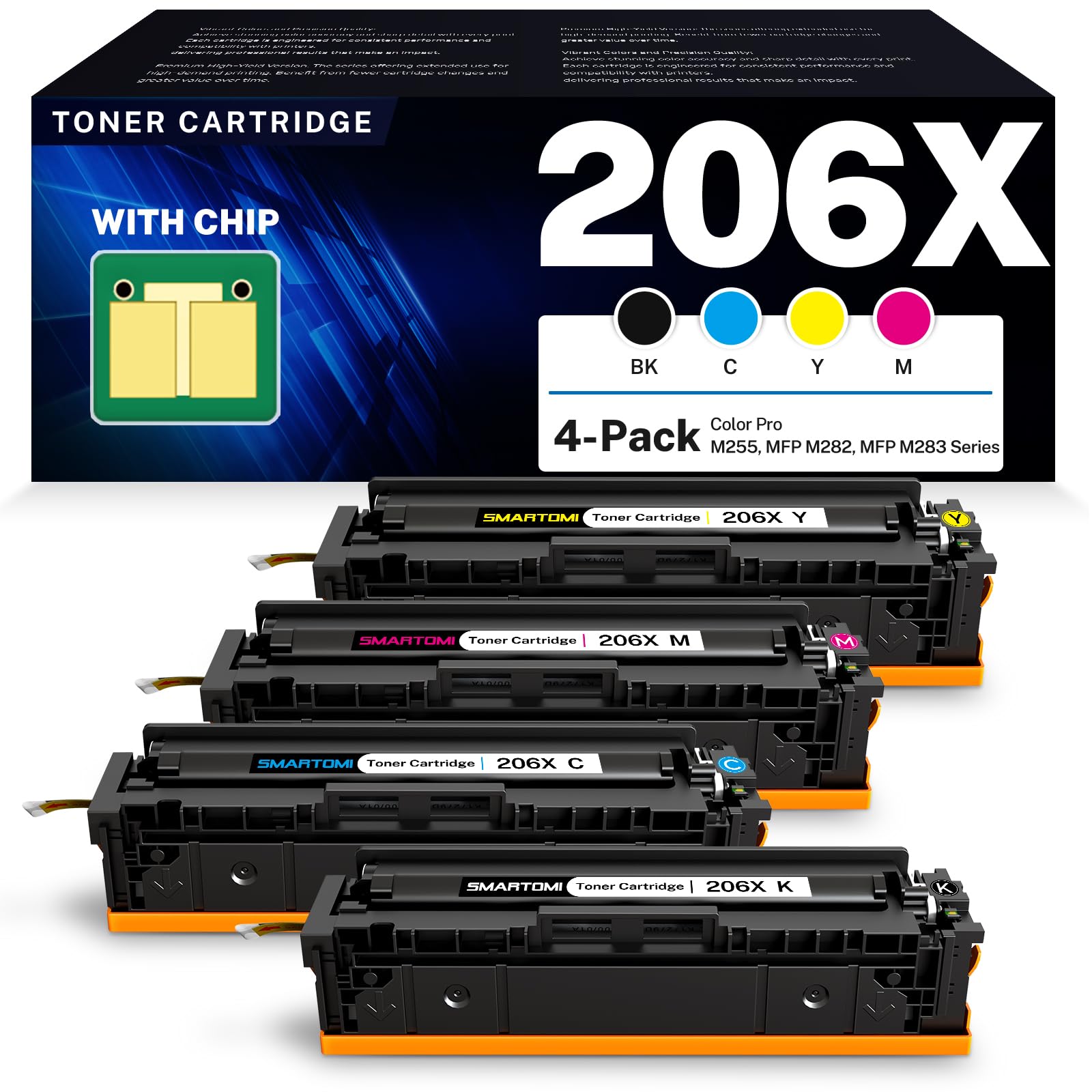 Hp 206x 4 Pack