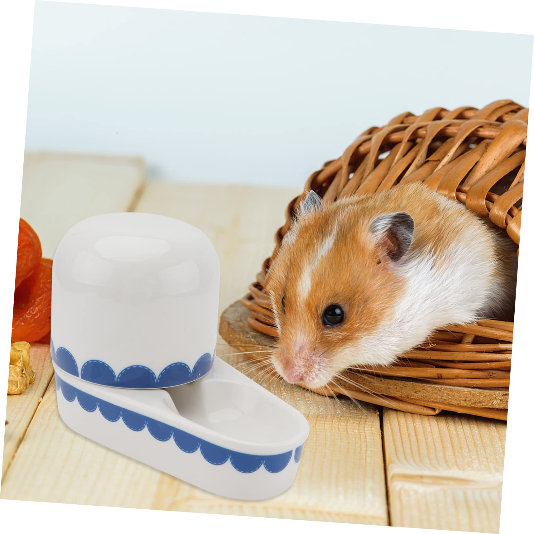 Mipcase 1pezzi Ciotola Refrigerante per Animali Ciotola per Acqua per Conigli Accessori per Animali Domestici Realizzata Materiali Sicuri e Durevoli Ecologici e Inodori di Perdite Facil US