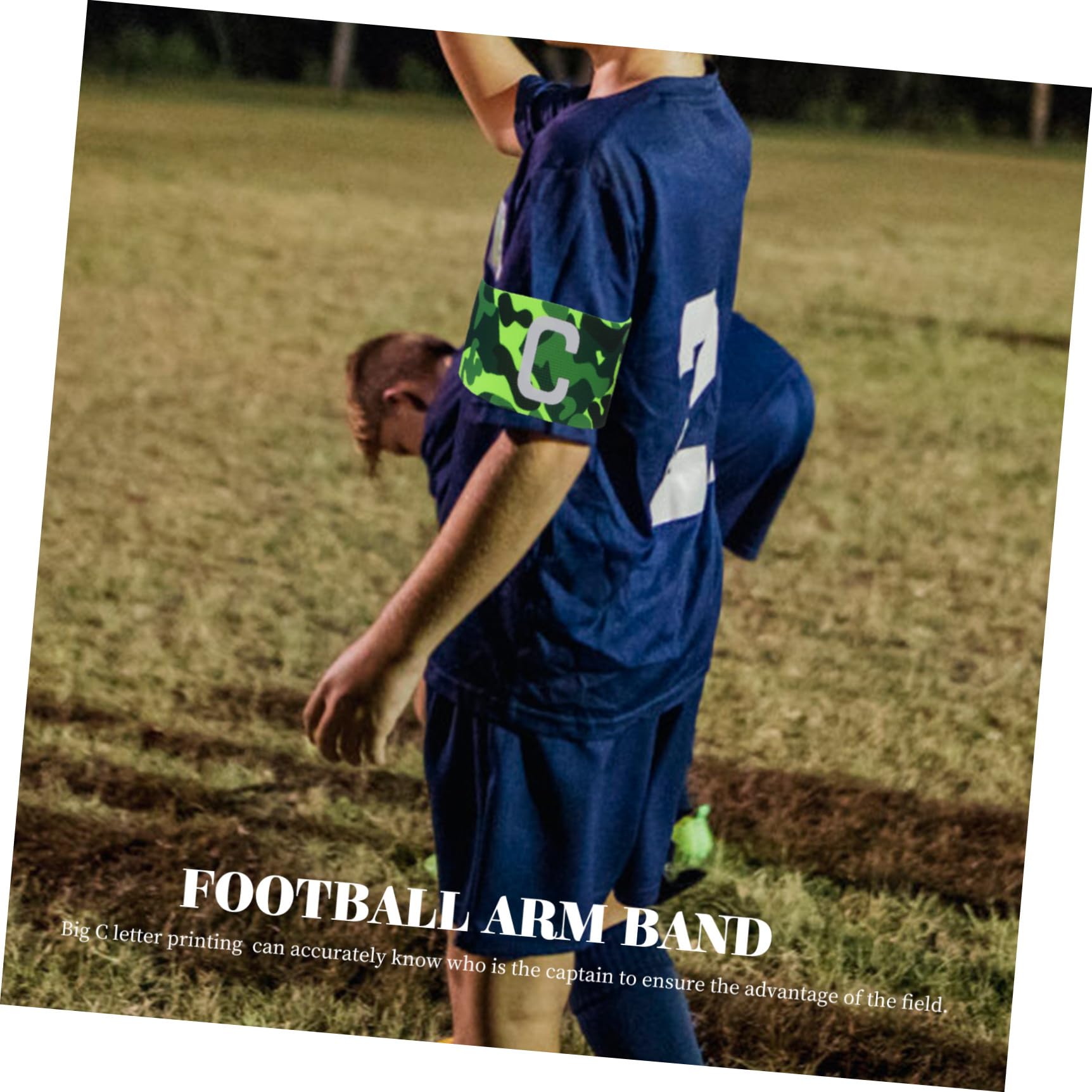 SUPVOX 9 Piezas Brazalete de capitán Banda de capitán Banda de Futbol Profesional Brazalete de fútbol para identificar al capitán Brazalete Deportivo Ajustable Banda de Brazo Conveniente