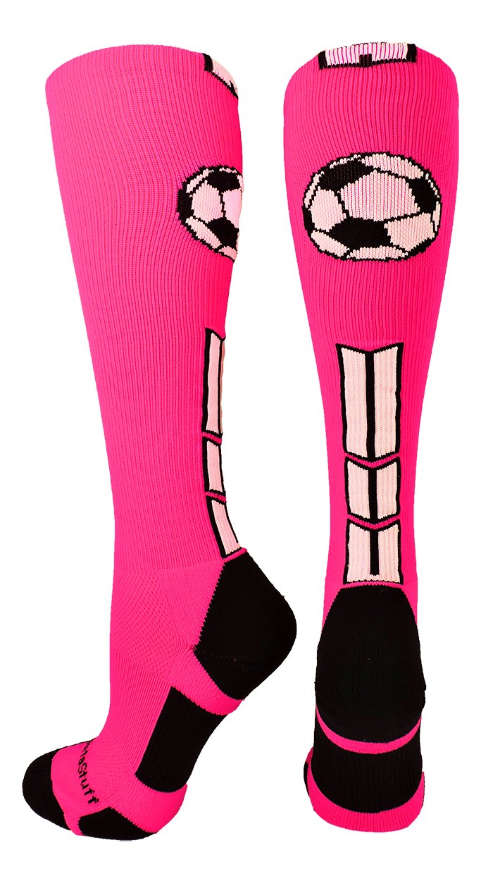 Buy MadSportsStuff Soccer Socks with Soccer Ball Logo Over the Calf