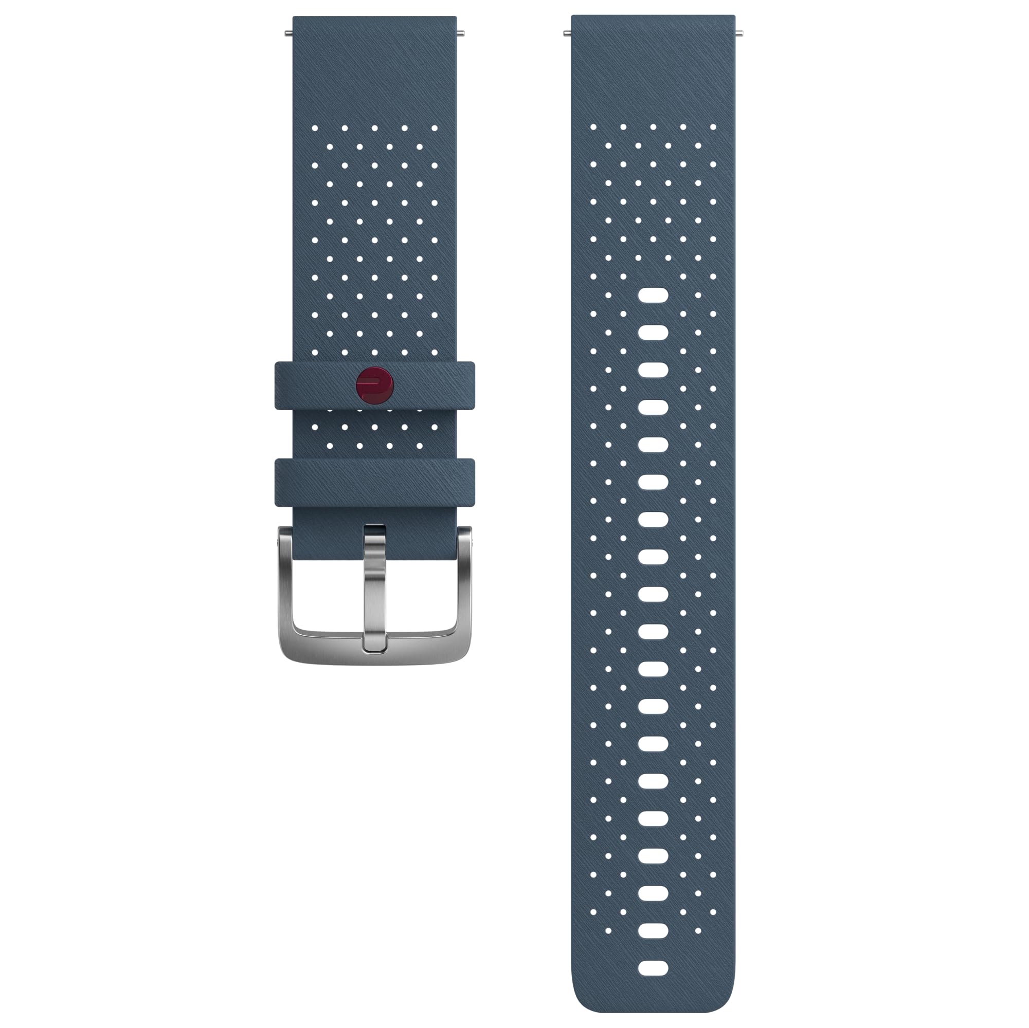 POLAR Silikonowy pasek 22 mm unisex dla dorosłych, niebieski, S-L