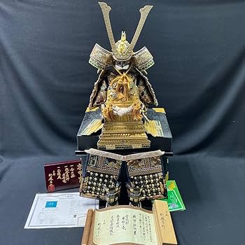 武士の人形 甲冑付き L073 胸取 鎬 甲冑 等身大 - サムライストア SAMURAI STORE