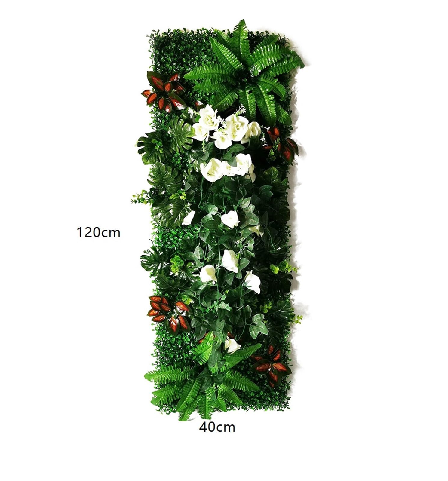 Garten Kunstrasen Kunstrasen Pflanzendekoration Zuhause Gefälschte Süßkartoffel Rasen Hintergrunddekoration 40 * 120 cm(Style13)