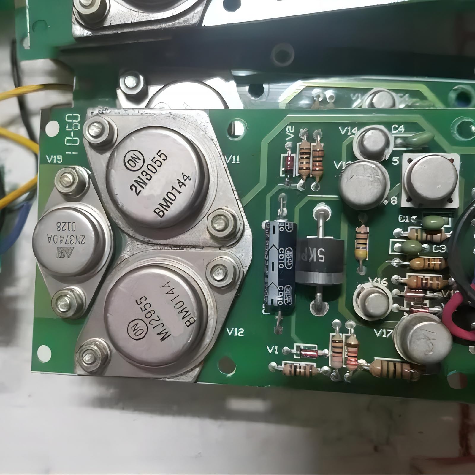 Lote De 10 Transistores De Potencia NPN 2N3055 (TO-3, 15A, 60V) - Marca Wahkitsing, Origen China