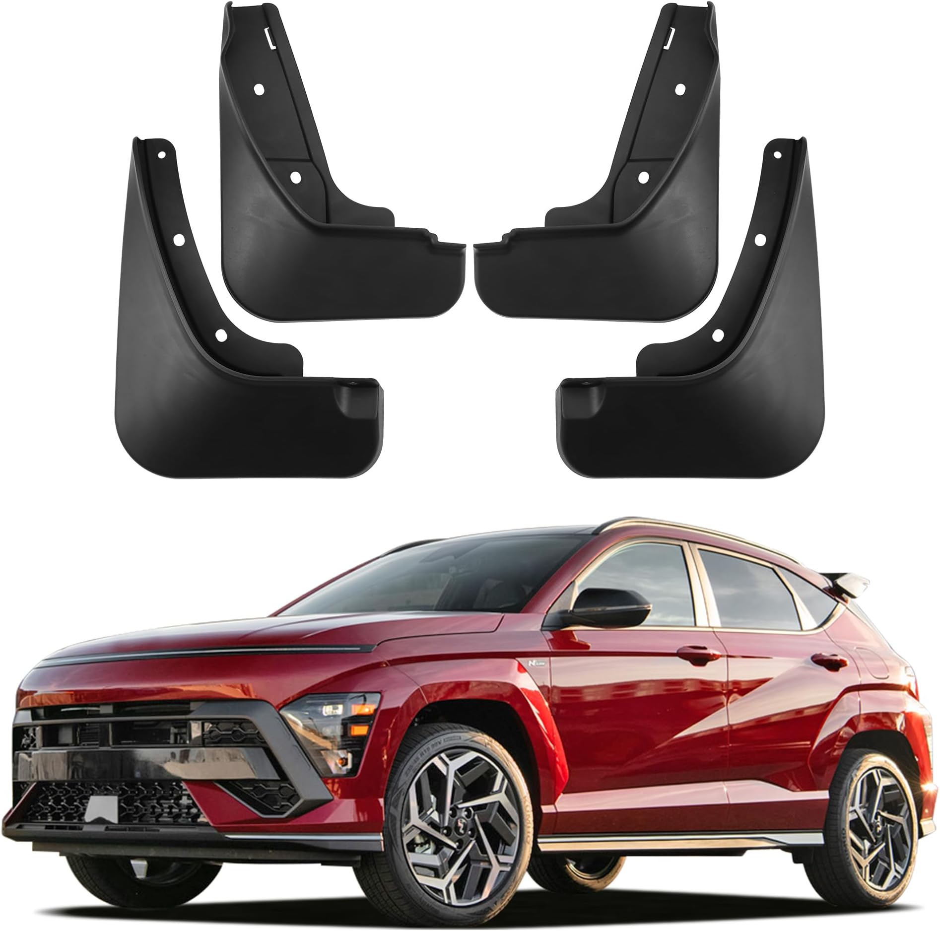 Set Mud Flaps for 2024 Hyundai kona mud Flaps Heavy Duty