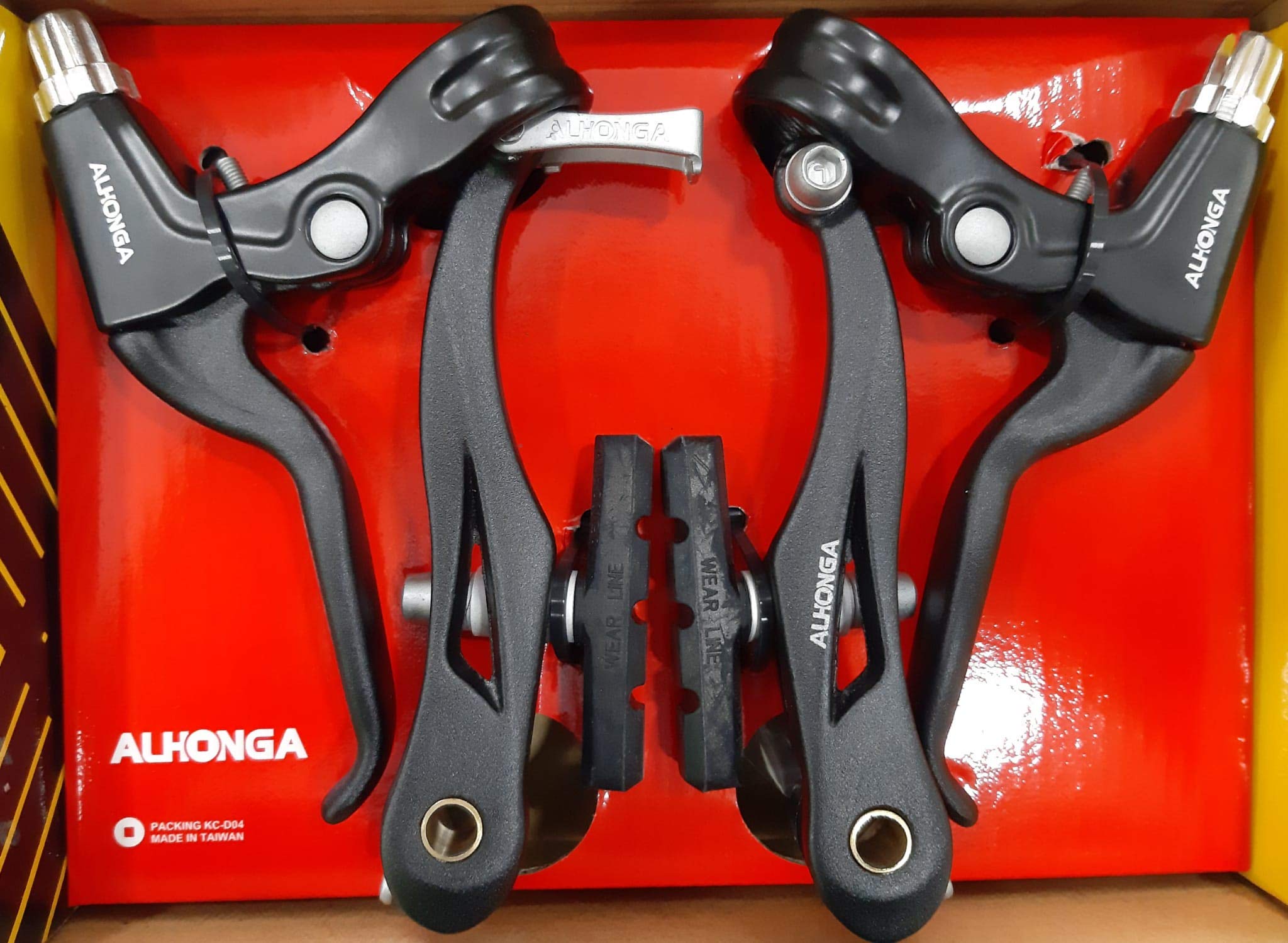 ALHONGA Manetas y Puentes de Freno para Bicicleta MTB Brake System