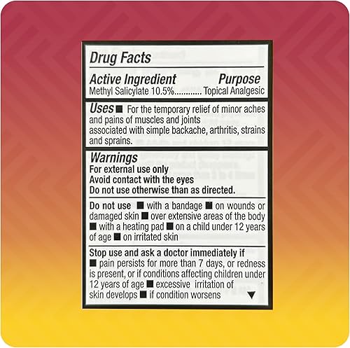 Miniatura 7 de BALSAMO DE LA VACA MASCURA Analgésico tópico Frote muscular con salicilato de metilo y efecto de calentamiento refrescante de doble acción