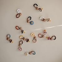 Vista 27 de mushie 100% Silicone Baby Pacifier Clip BPA Free Eva (Powder)