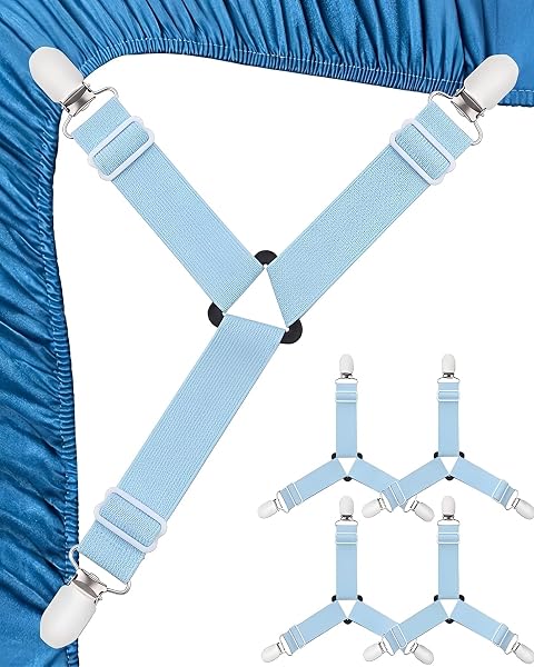 UXEWKL tenditori angolari per lenzuola, 4 pezzi