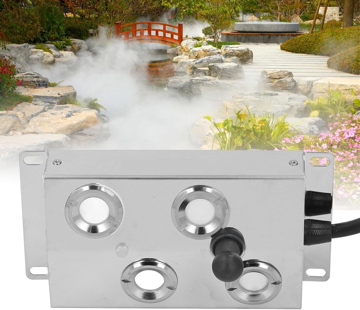 Ultrasonic Mist Maker Fogger Efficiently Enhances Humidification for Indoor and Outdoor Use