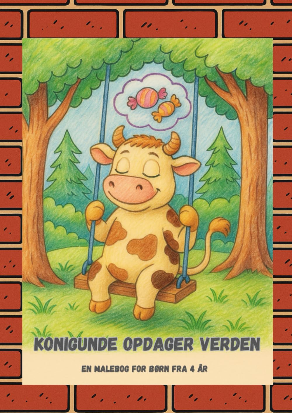Konigunde opdager verden: En malebog for born fra 4 ar
