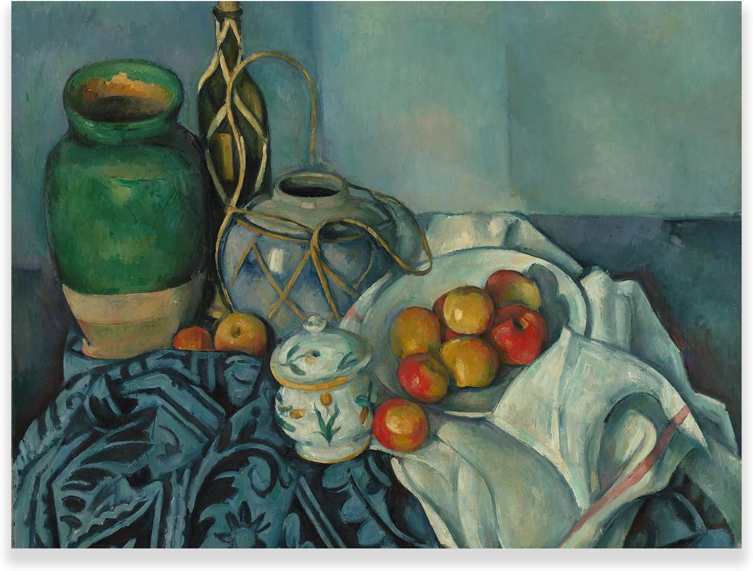 Amazon.com: Paul Cezanne Wall Art-Still Life With Apples Poster ...