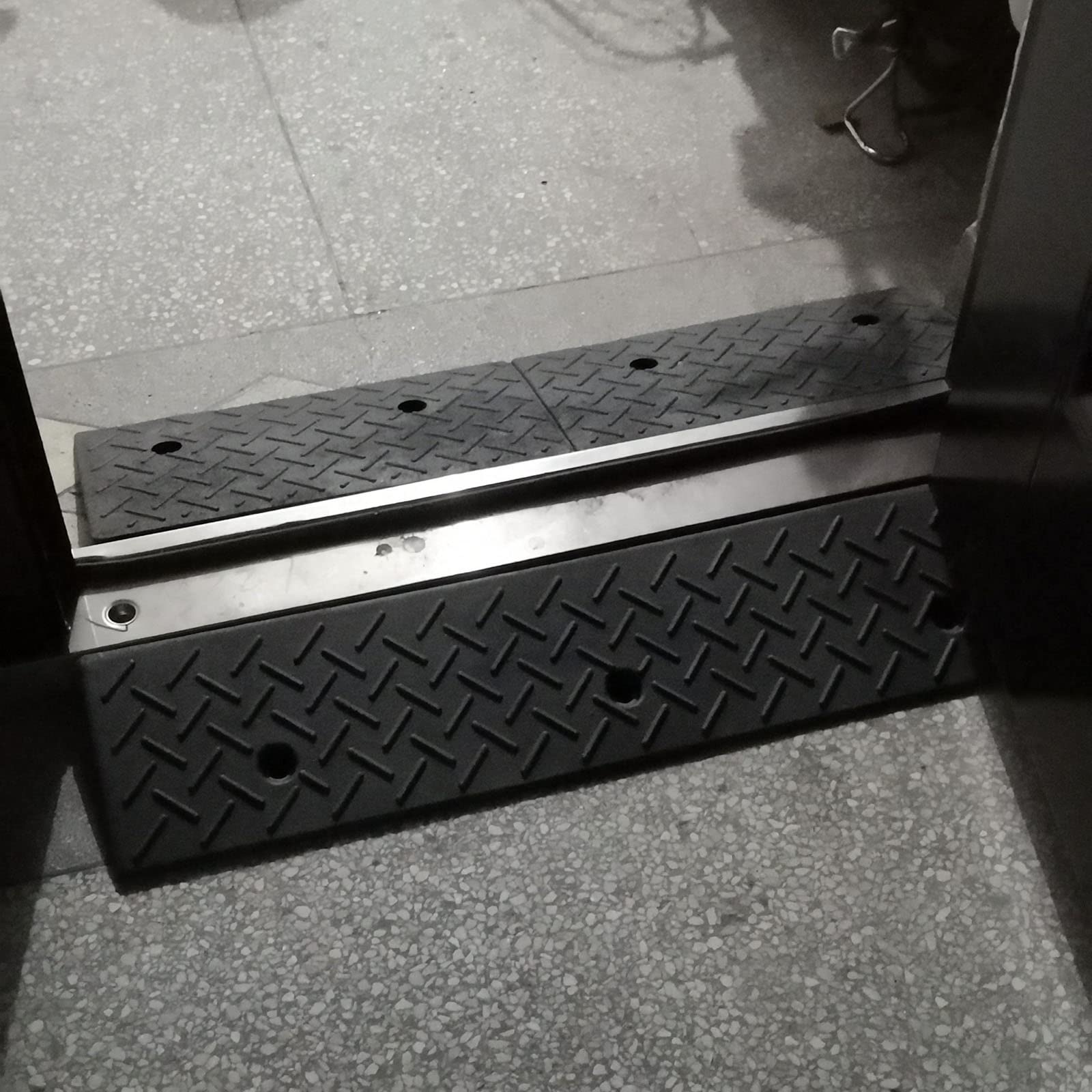 Slope Ramp Color Driveway To Garage EliteBloom 2 ,Heavy Duty 6000 Lbs Threshold Ramp ...