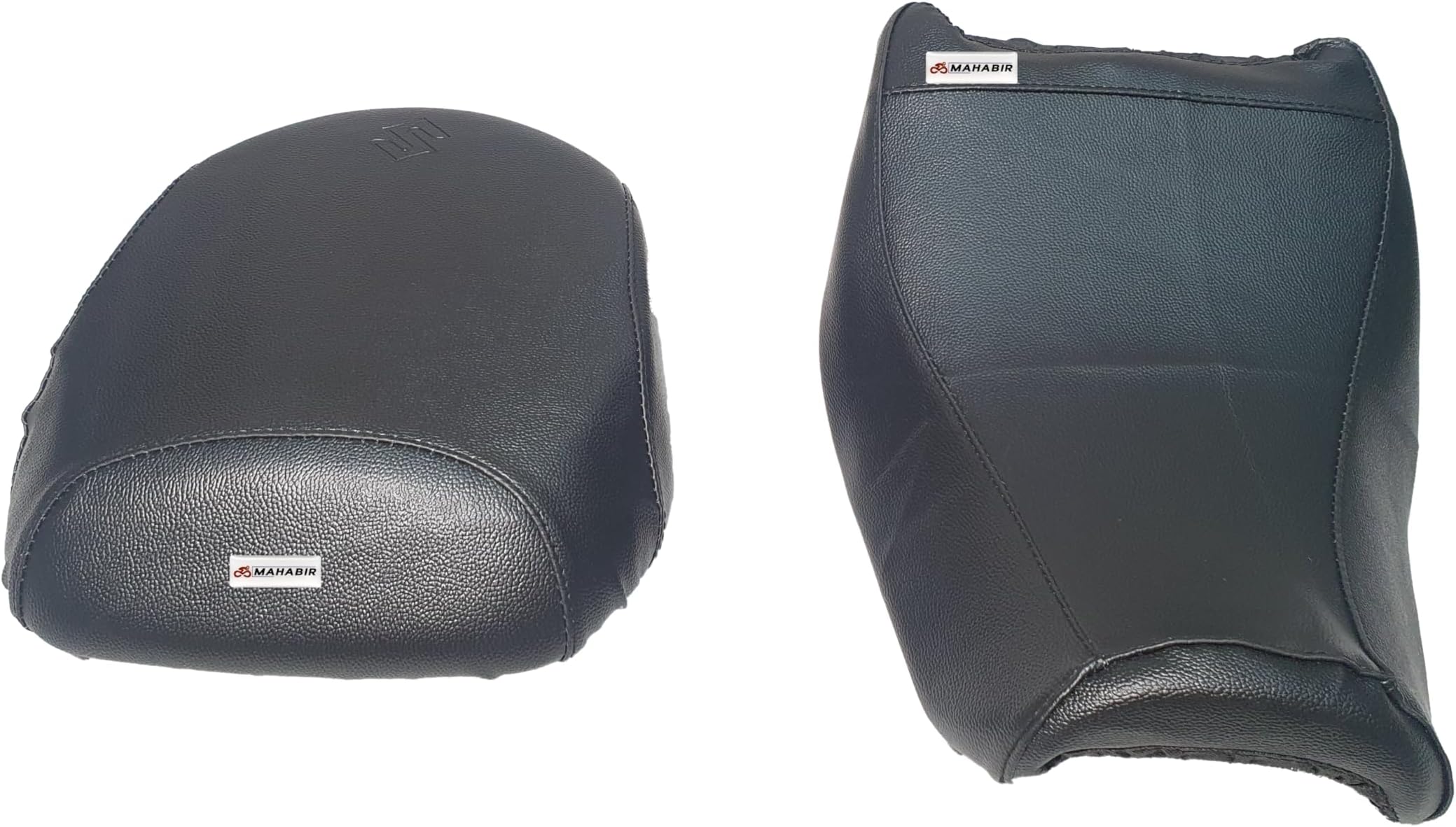 MAHABIR MINDZ Faux Leather Bike Seat Cover Compatible with V-Strom SX Motorcycle | Easy to Clean for Long Term Durability (Black)