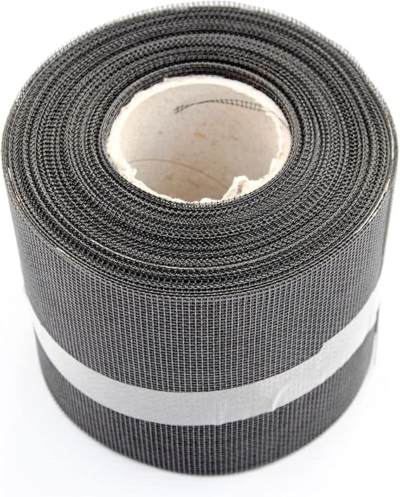 Black PVC Insect Mesh for Roof Fascias and Soffits (85mm x 30m roll ...
