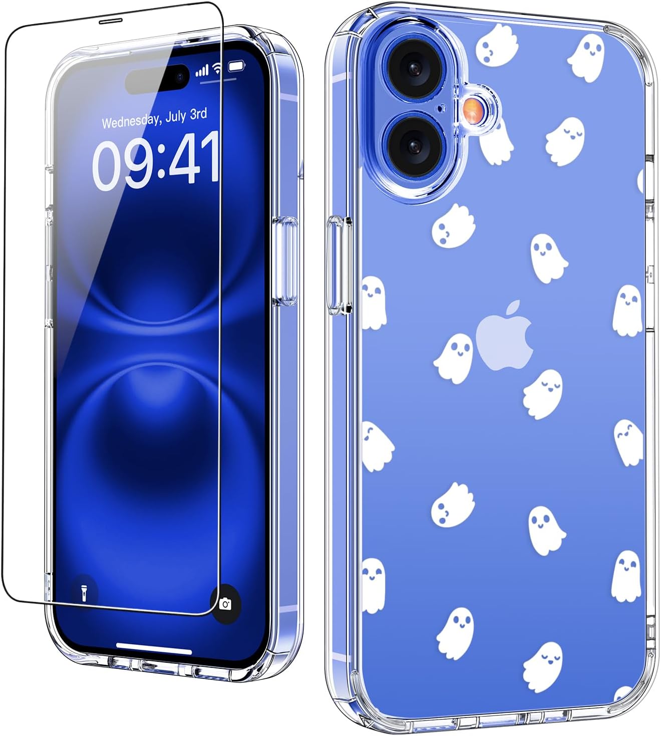 Rosarnnah Funda Compatible Con IPhone 16, Duradera, A Prueba De Golpes, 6.6 Pies, Diseño Divertido De Tigre Blanco Y Negro Para IPhone 16 De 6.1 Pulgadas