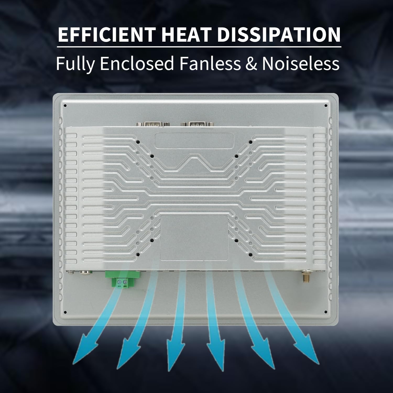 10.4 inch Android 12 Industrial Embedded Interactive Touchscreen Monitor, Capacitive Multi-Touch Tablet with Front IP65 Monitor, RAM 8G & ROM 128G, WiFi & BT, HD-MI-Out & USB Ports