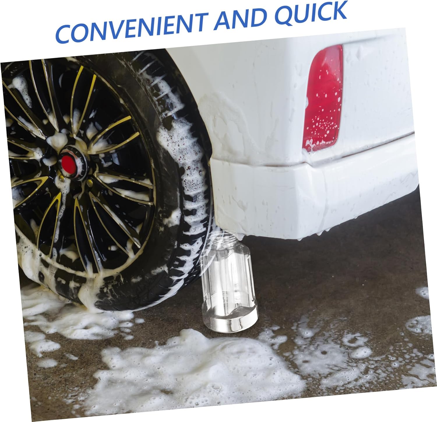 ULTECHNOVO Foam Spray 1l Car Wash Kit Bottle Multiuse Cleaning Sprayer for Car Wash Home Cleaning Garden Hose