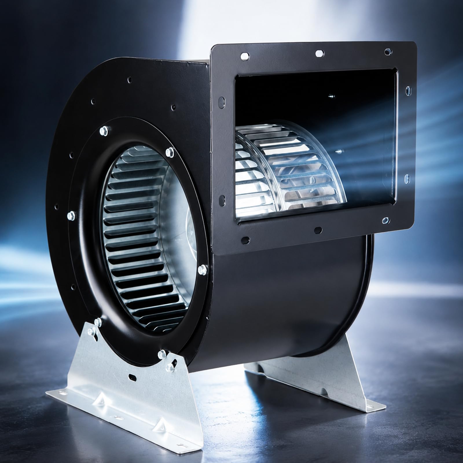 OÇES Ventilateur radial 2200 m³/h - Ventilateur industriel centrifuge silencieux - 230 V - Double aspiration