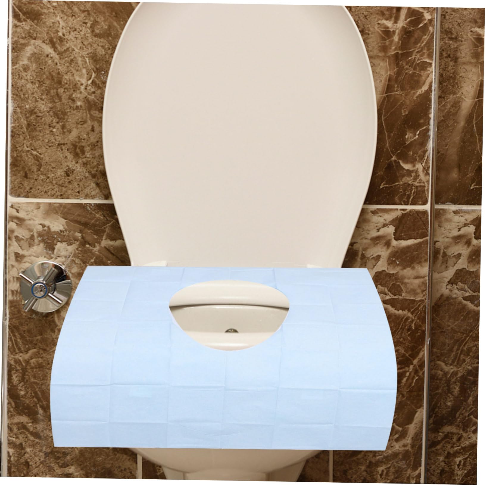 MOLUCKFU Seat Cover Disposable 10 Count Toilet Paper for Women Portable Potty Liners Easy to Use on The Go