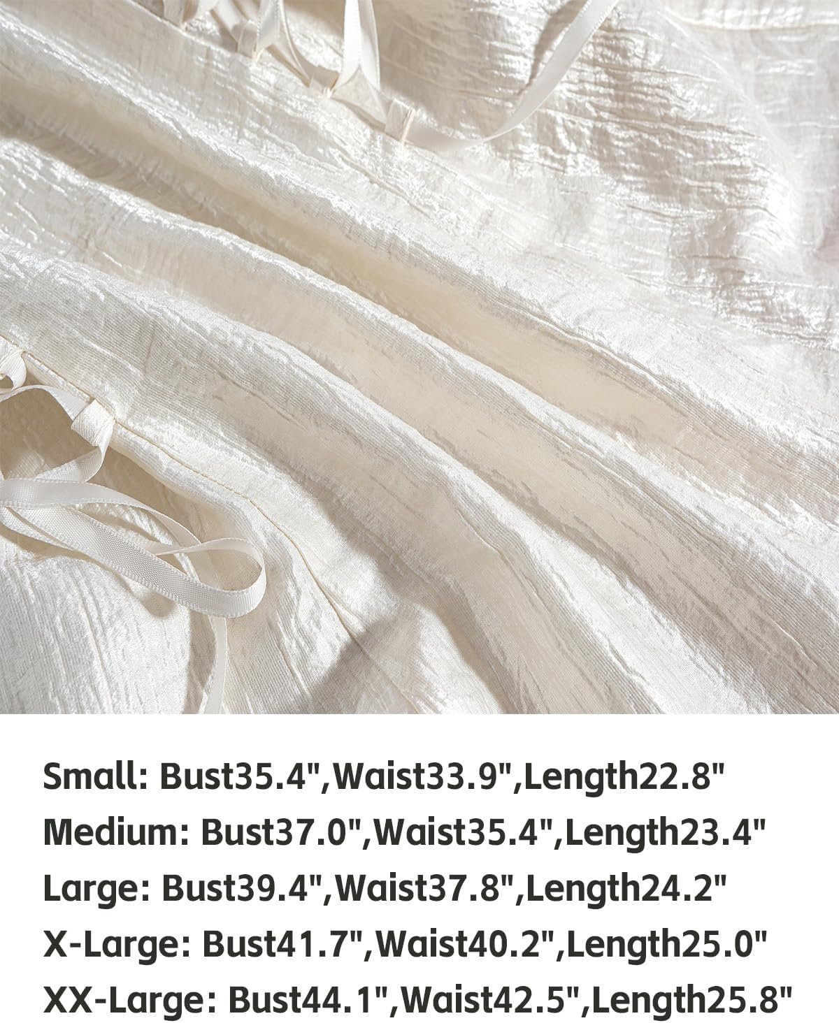 CR ROLECOS White Victorian Blouse for Women Ruffle Lace Renaissance Shirt 2025 Vintage Sleeveless Summer Top - Image 6