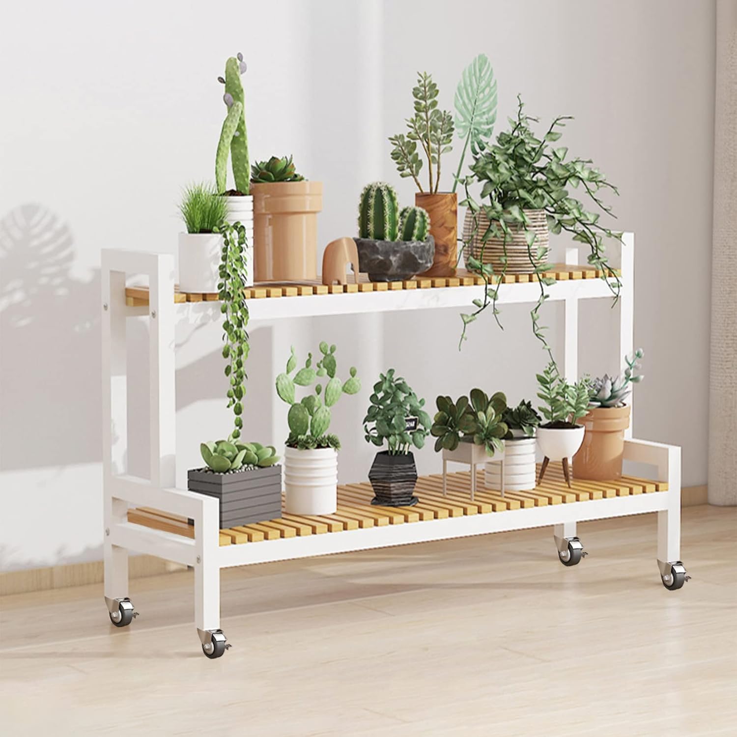 かごつき】男前インテリア 棚 ×2台 植物 多肉植物 インダストリアル