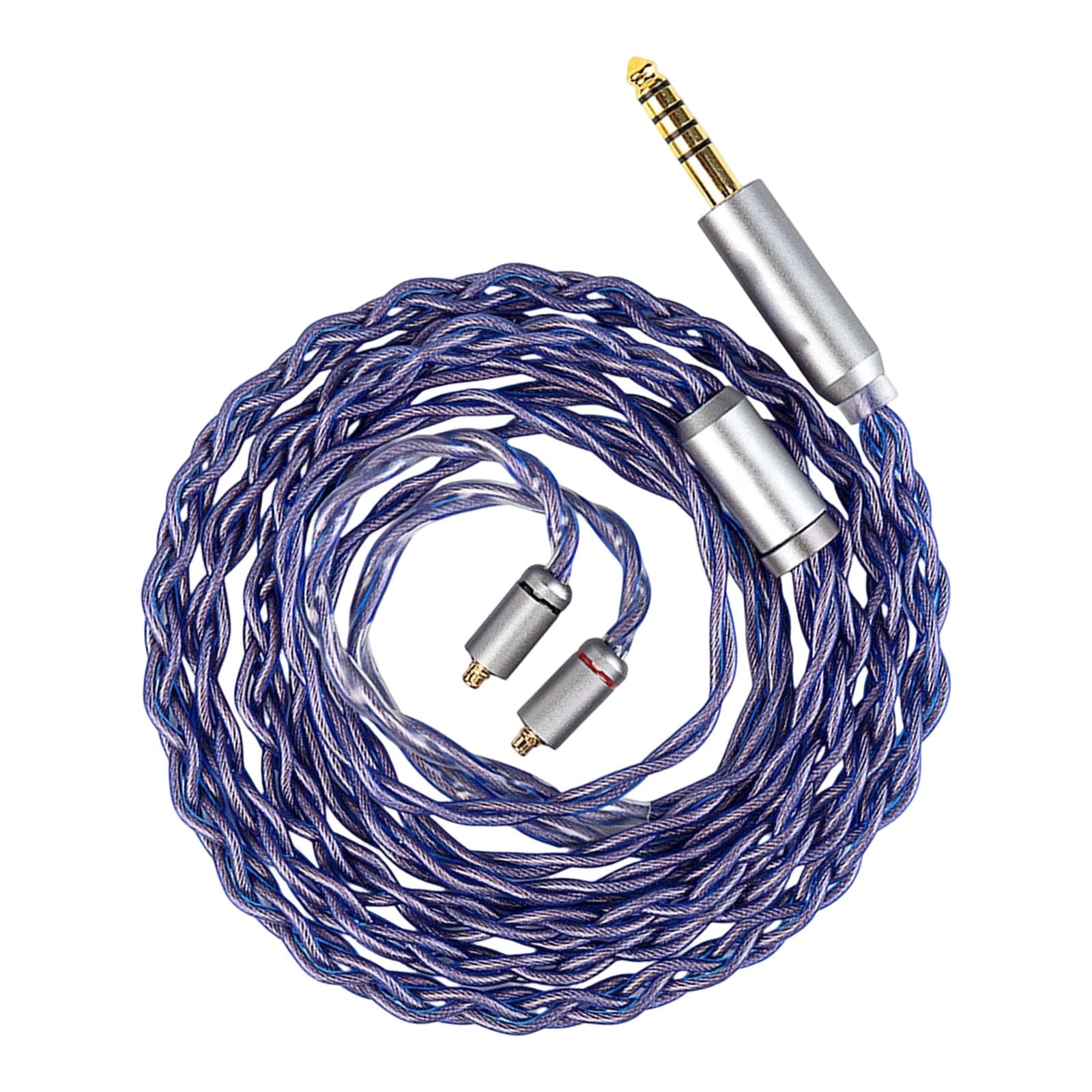 Profesjonalny 4-rdzeniowy pleciony kabel do słuchawek z MMCX3.5/4.4, 2PIN3.5, QDC3.5/4.4 Plugs Opcja do słuchawek audiofilskich