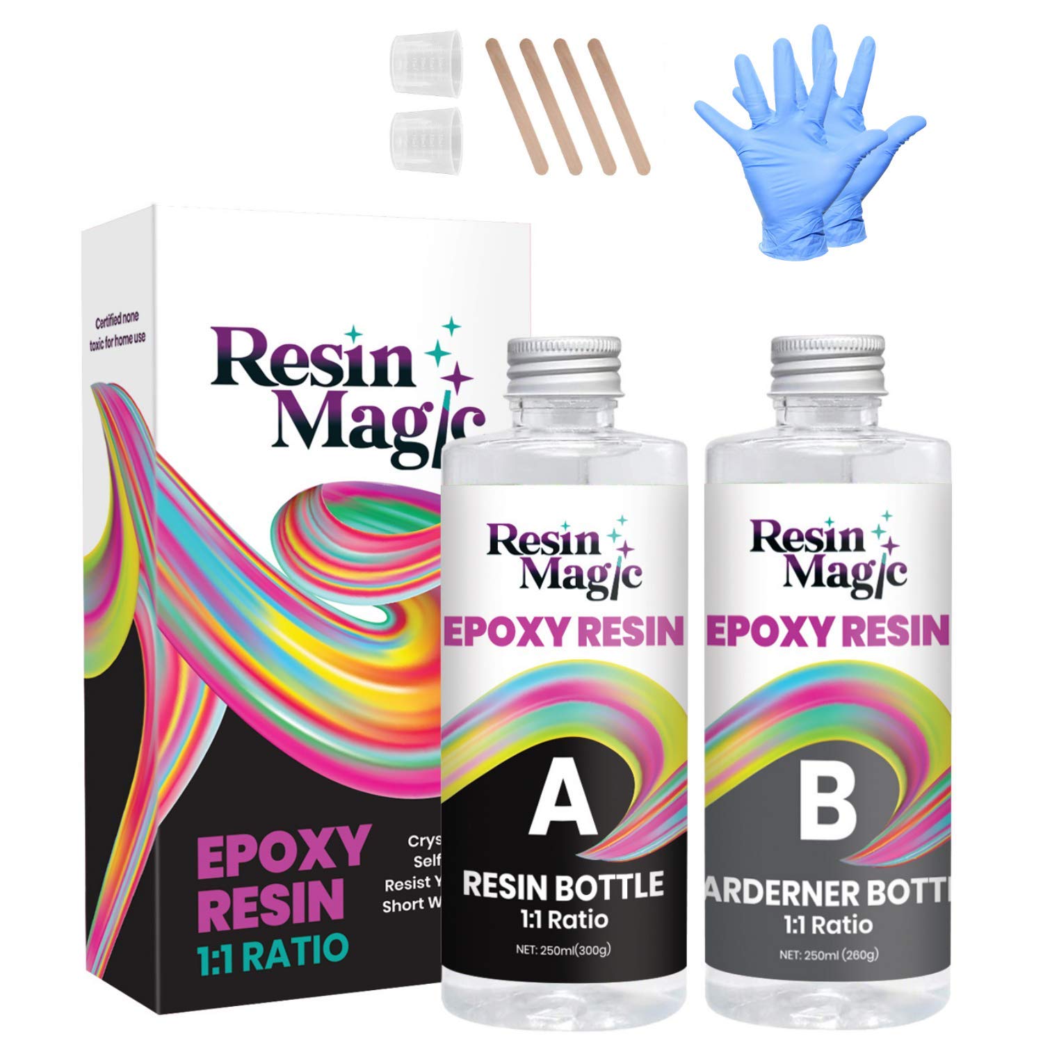 Buy Epoxy Resin Kit by Resin Magic for DIY Casting, Crafting, and