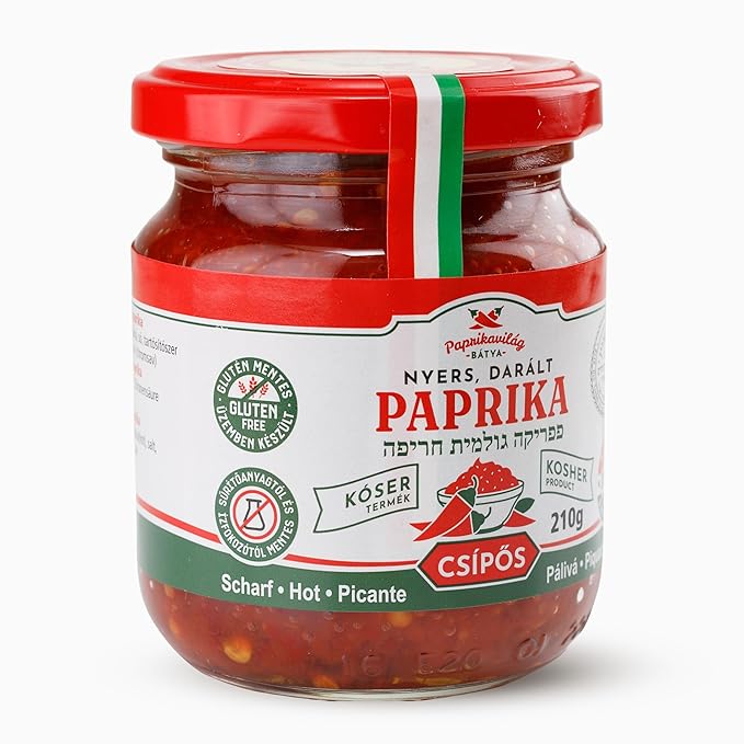 Pasta de Paprika Húngara Picante, 210g, Certificado Kosher miniatura 2