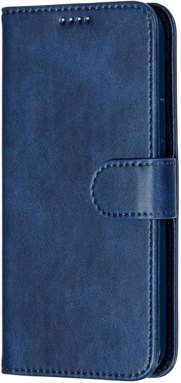 COVERNEW Vintage Leather Flip Cover for Samsung Galaxy A7 - SM-A750F - Attractive Blue