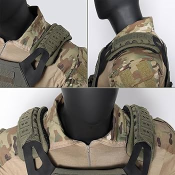Amazon | Yavoluy タクティカルショルダーパッド ショルダー