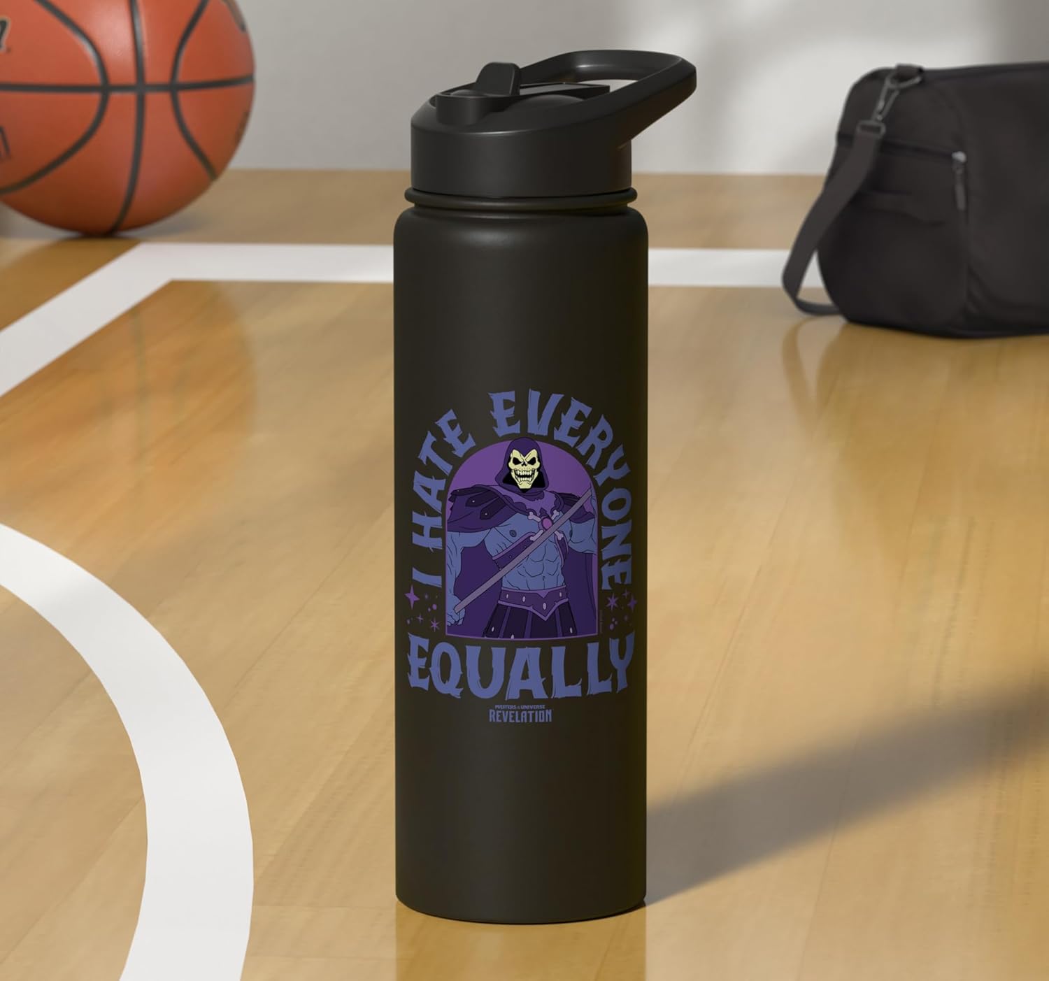 Masters Of The Universe Revelation - Skeleton Hate Everyone Stainless Steel Insulated Water Bottle