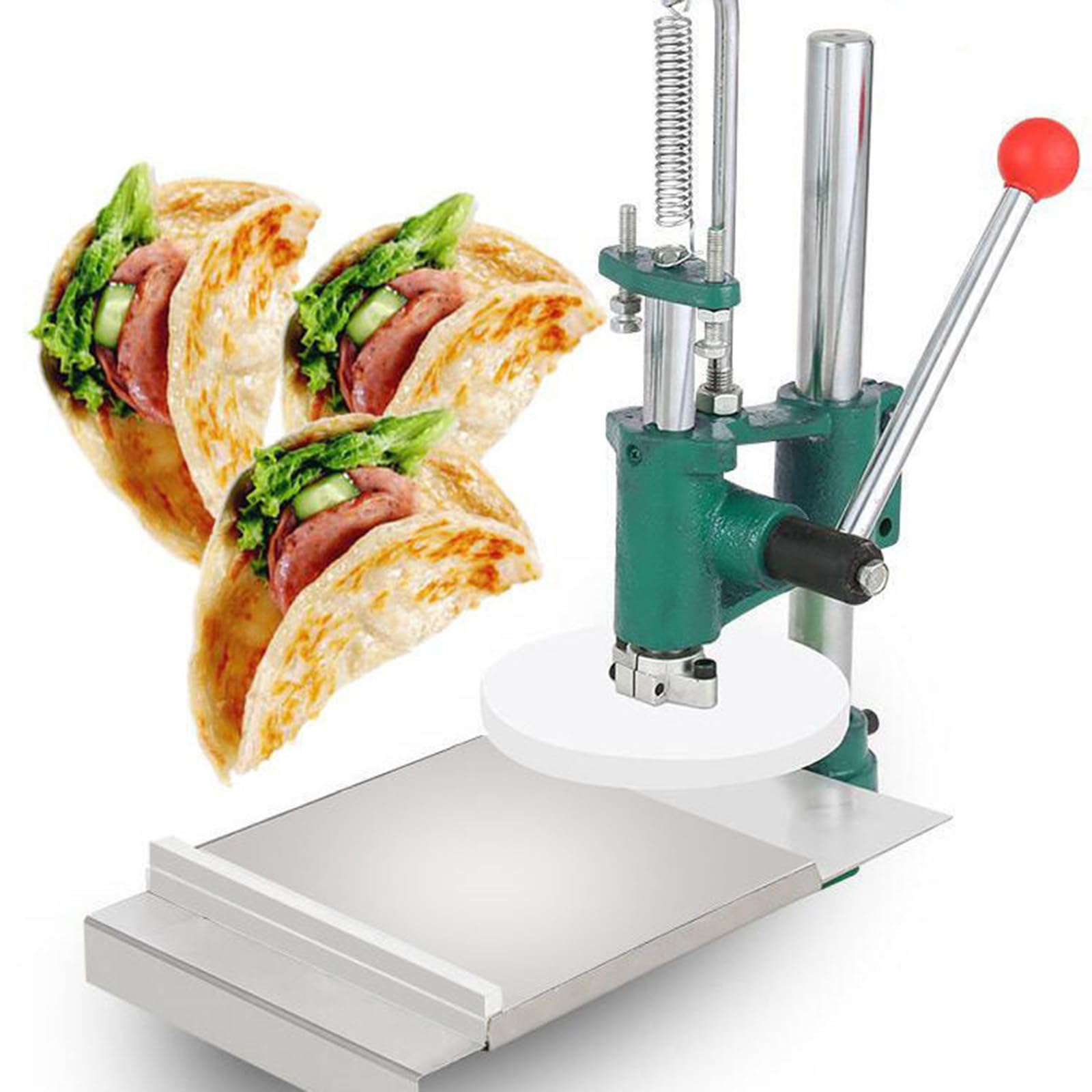 Pressa Per Pasticceria, Pressa Per Pasta Per Pizza In Acciaio Inossidabile, Flessibile Per Regolare Lo Spessore Dell'impasto E L'altezza Della Piastra, Pressa Per Pasta Per Pizza Manuale,13cm