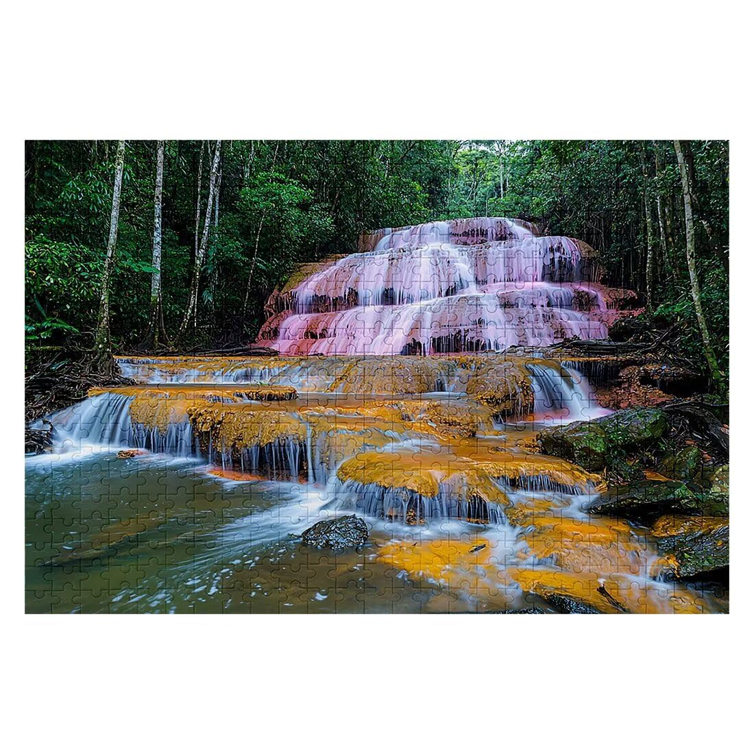 Puzzle 5000 sztuk las puzzle spadające wymiary 156x105 cm Puzzle dla dorosłych Kreatywna rozrywka, śmieszne klasyczne puzzle zabawki edukacyjne dekoracja oryginalne prezenty dla kobiet H-68