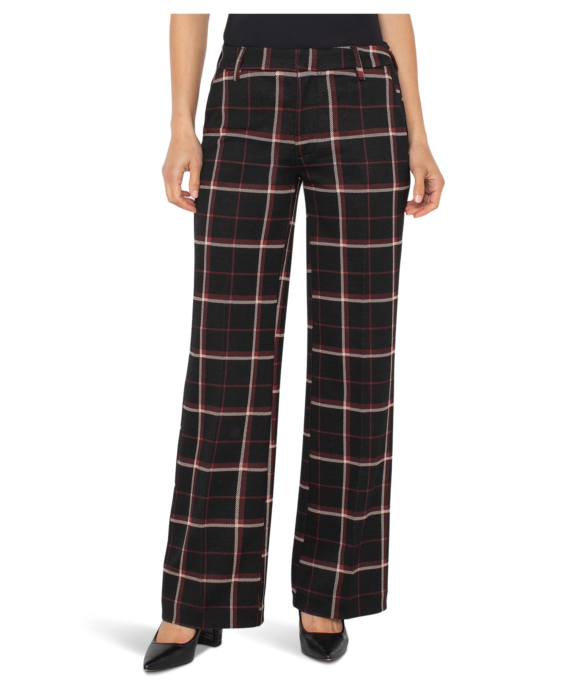 Liverpool Womens Kelsey Mid-Rise Wide Leg Trouser 31 Inseam