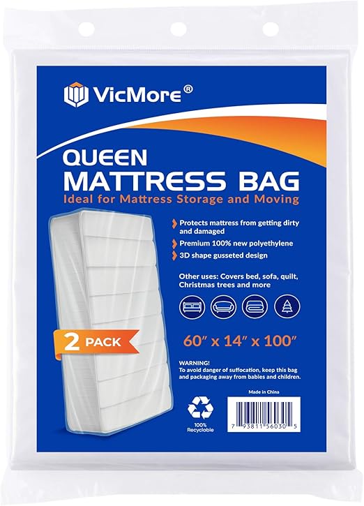 VICMORE 2 Pack Queen Size Mattress Storage Bag 60Inch by 100Inch